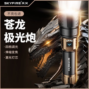 天火苍龙强光超长续航手电筒