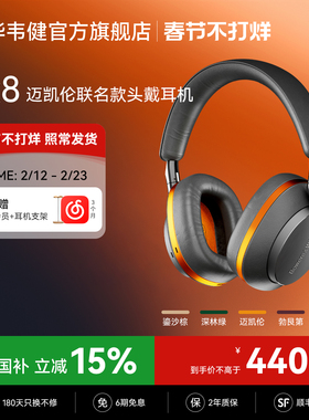 政府补贴BW宝华韦健Px8头戴无线蓝牙耳机降噪生日礼物迈凯伦联名