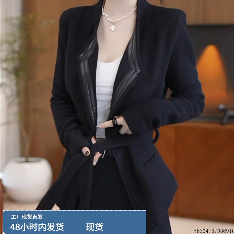 2025秋季新款百搭时尚外套女长袖显瘦OL通勤商务风高级感气质上衣