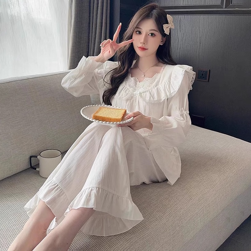 法式甜美睡衣简约休闲女家居服