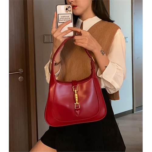 新娘结婚红色腋下包女式20