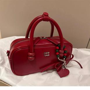 南风chio心动旋律枕头包包女2025新款春夏通勤红色婚包单肩斜挎包