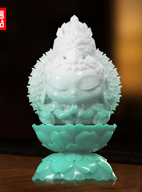 福福贴贴许愿盲盒好运玉色千手观音手办玩具敦煌模型文创桌面摆件