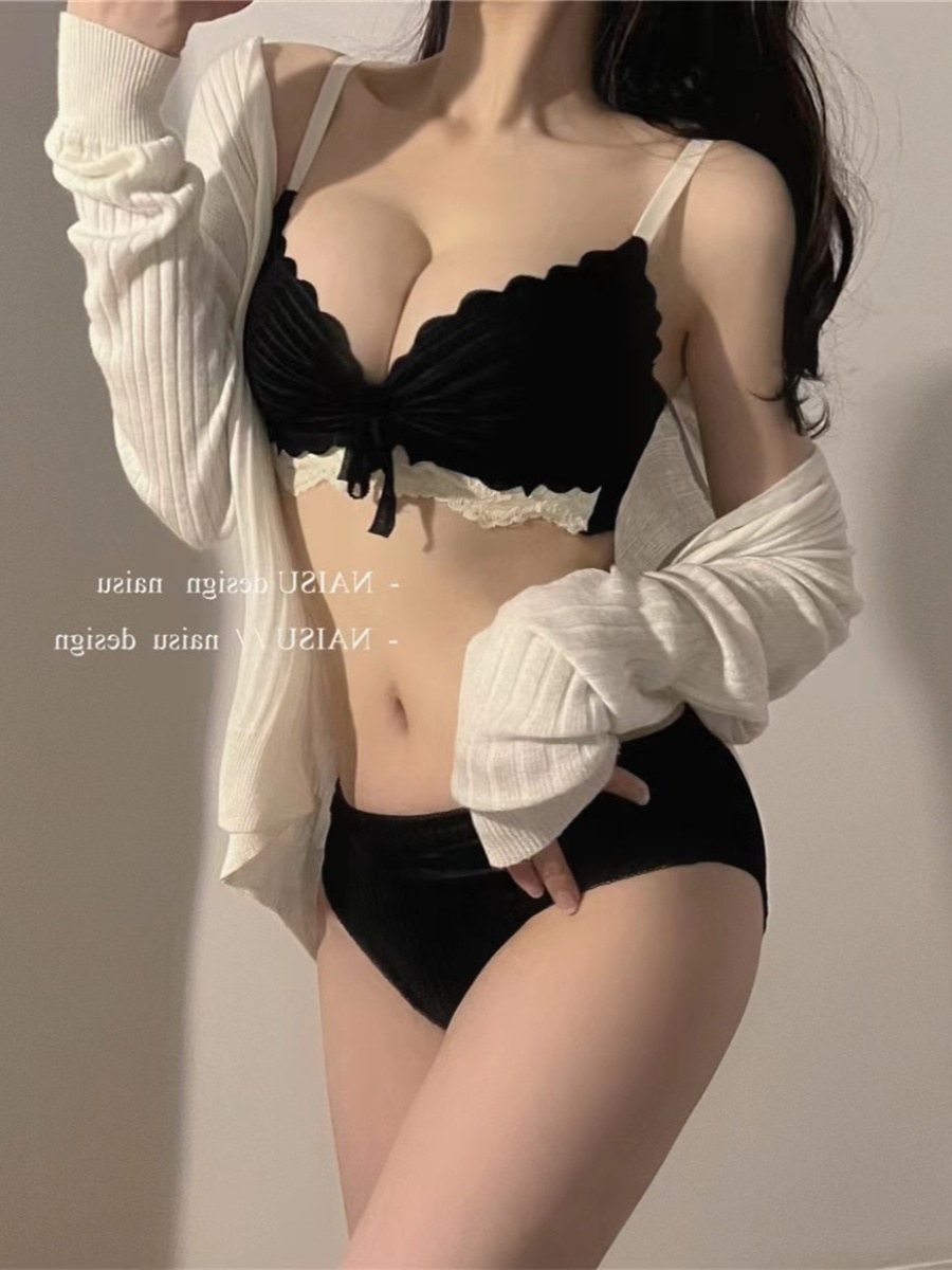 内衣女小胸聚拢无钢圈胸