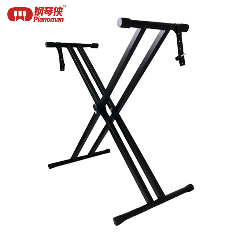 钢琴侠Pianoman双管X型折叠支架电钢琴通用加粗66键88键加高琴架