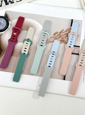 适用高驰corospace3表带蝴蝶扣pace2硅胶apex2拼色2pro亲肤腕带