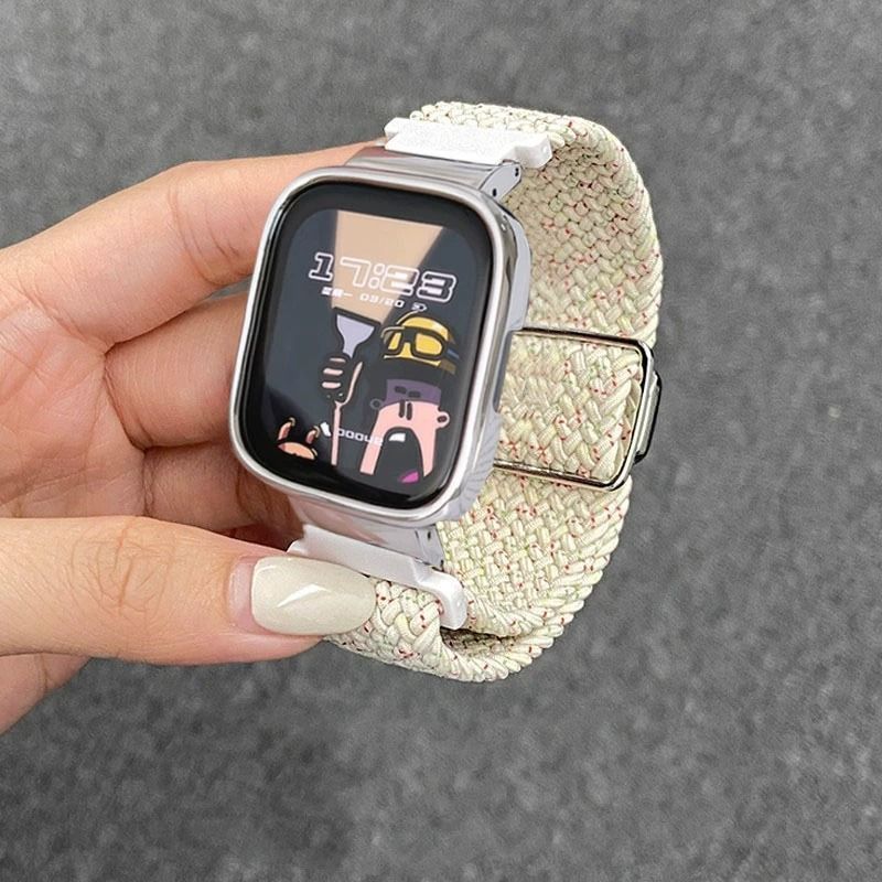 适用红米手表3青春版表带watch3/2编织磁吸腕带Redmi watch替换带