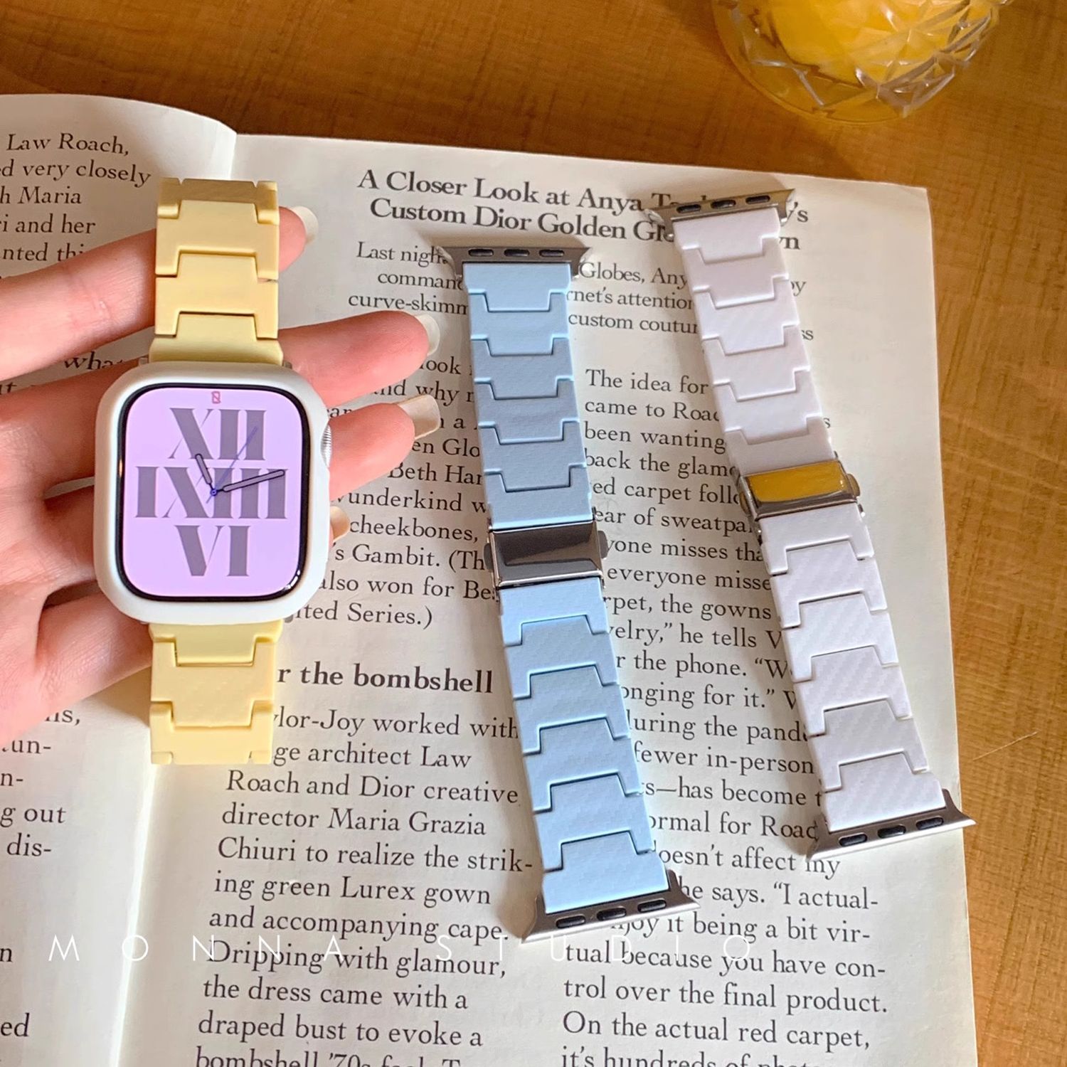 碳纤维树脂oppo手表watch3/2/X/3pro/4pro表带男女运动se新款适用