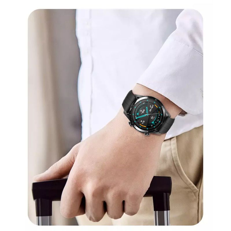 适用华为GT/gt2表带硅胶荣耀手表Magic2智能运动Watch 2pro原装替