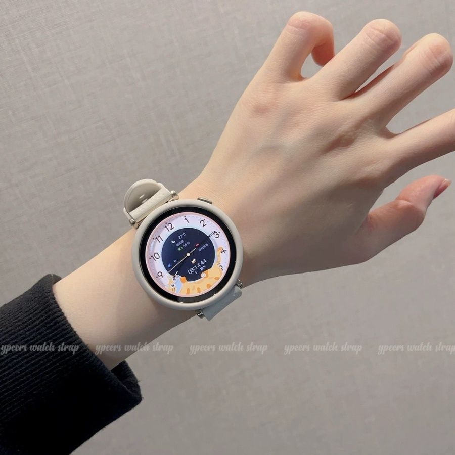 适用华为GT5光波纹硅胶表带41mm带保护软壳gt6/gt4夏日watch5腕带