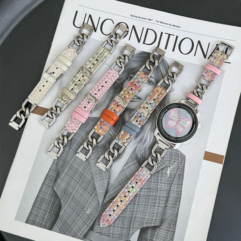 适用高驰corospace3表带单排金属PVC皮质PACE2链式APEX2/2Pro腕带