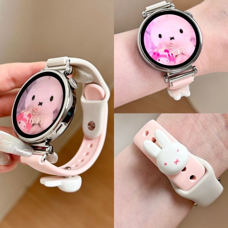 米菲可爱-适用小米watchS4/S3简约S4高级小米Sport硅胶color2表带