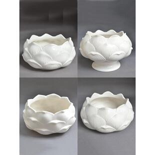 采购产品陶瓷莲花香炉为佛,家庭提供佛坛用品,香碗,白色观音前