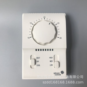 江森机械式单冷温控器 T2000EAC-OCO 机械式中央空调控制开关面板