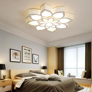 莲花大厅灯家用荷花led吸顶灯客厅灯大灯2025年新款简约现代大气