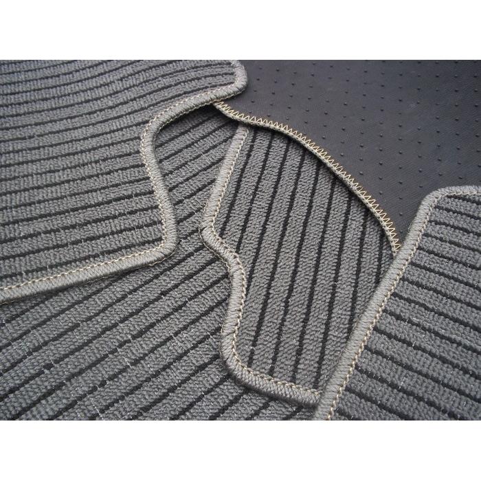 汽车脚垫亚麻环保材料条纹脚垫各种车型地垫亚麻汽车脚垫专用通用