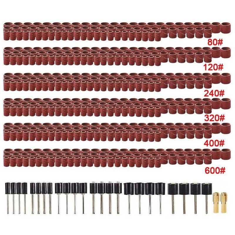 458PC砂纸圈套装 电磨吊磨机配件组合打磨抛光切割厂家