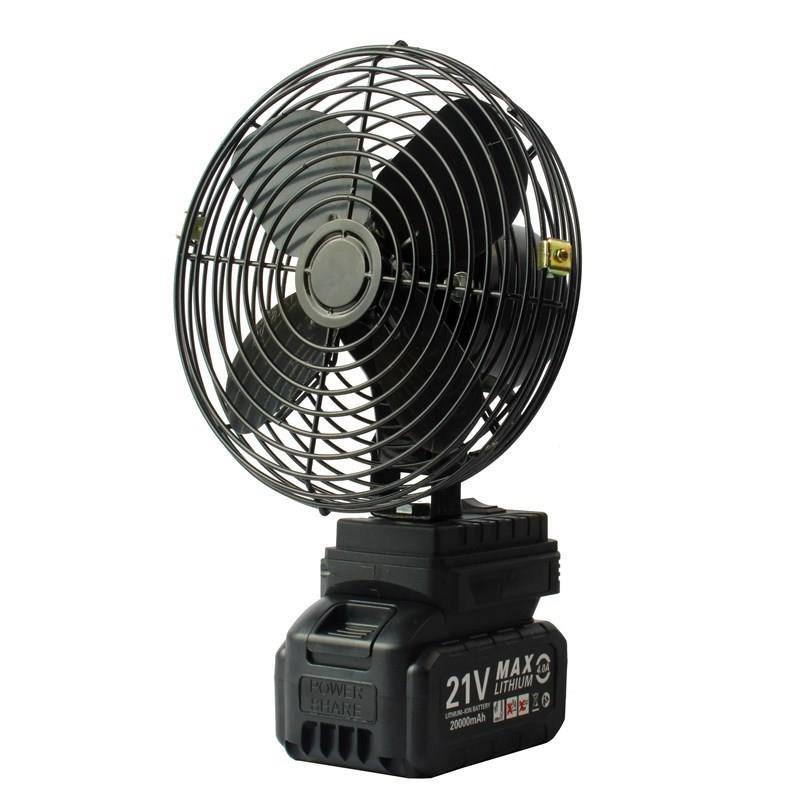 锂电风扇户外长续航电动工具电池通用风扇无线便携充电工地用风扇