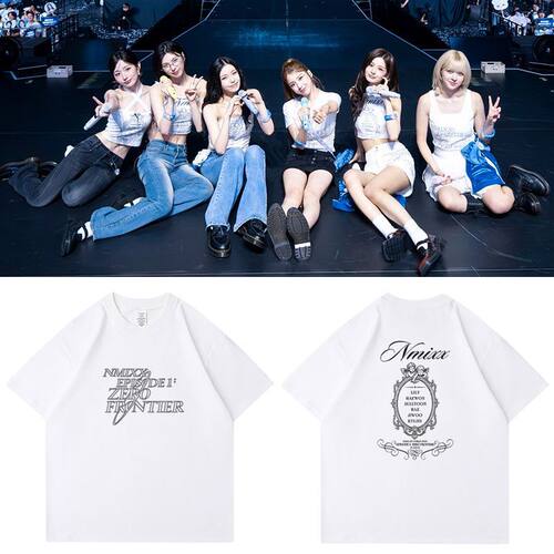 NMIXX2026世巡演唱会日本场周边自制衣服同款短袖T恤纯棉印花上衣
