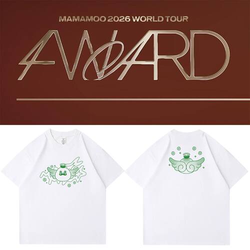 MAMAMOO2026世巡演唱会4WARD台北高雄场周边自制同款短袖T恤衣服