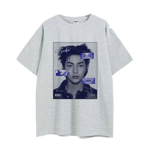 CORTIS周边KEONHO安乾镐人像印花 t恤短袖t-shirt纯棉tee男女
