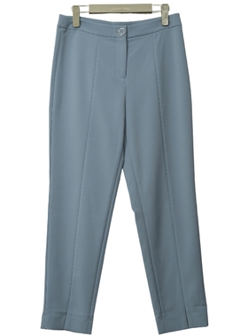 慕天姿精选品牌女装高端时尚气质百搭蓝色裤子慕天姿A3-62522