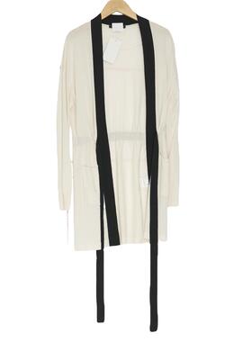 卡利亚里品牌撤柜折扣高端时尚气质百搭米白色开衫A34-M0205