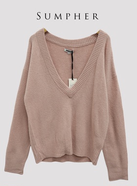 【广州杰哥Jack】Sumpher演出家专柜新款高端气质粉红色毛衣-2009