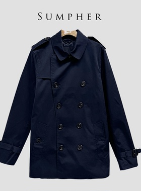 【广州杰哥Jack】Sumpher歌玲家专柜时尚气质百搭男风衣-BL002