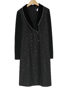 睐牌精选品牌女装高端休闲时尚气质百搭女黑色连衣裙睐A4-16137