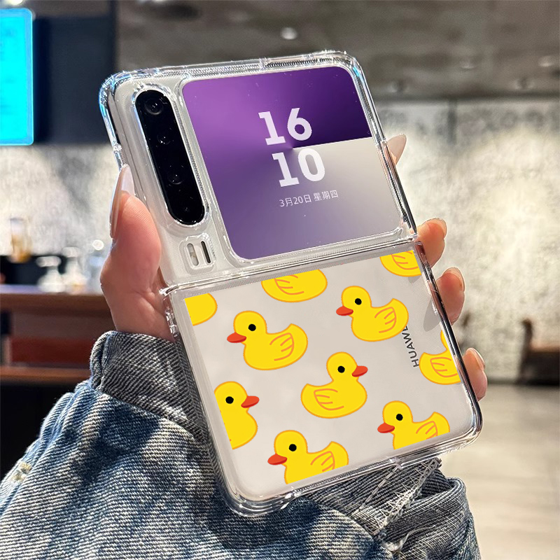 适用华为purax手机壳夏日小鸭子