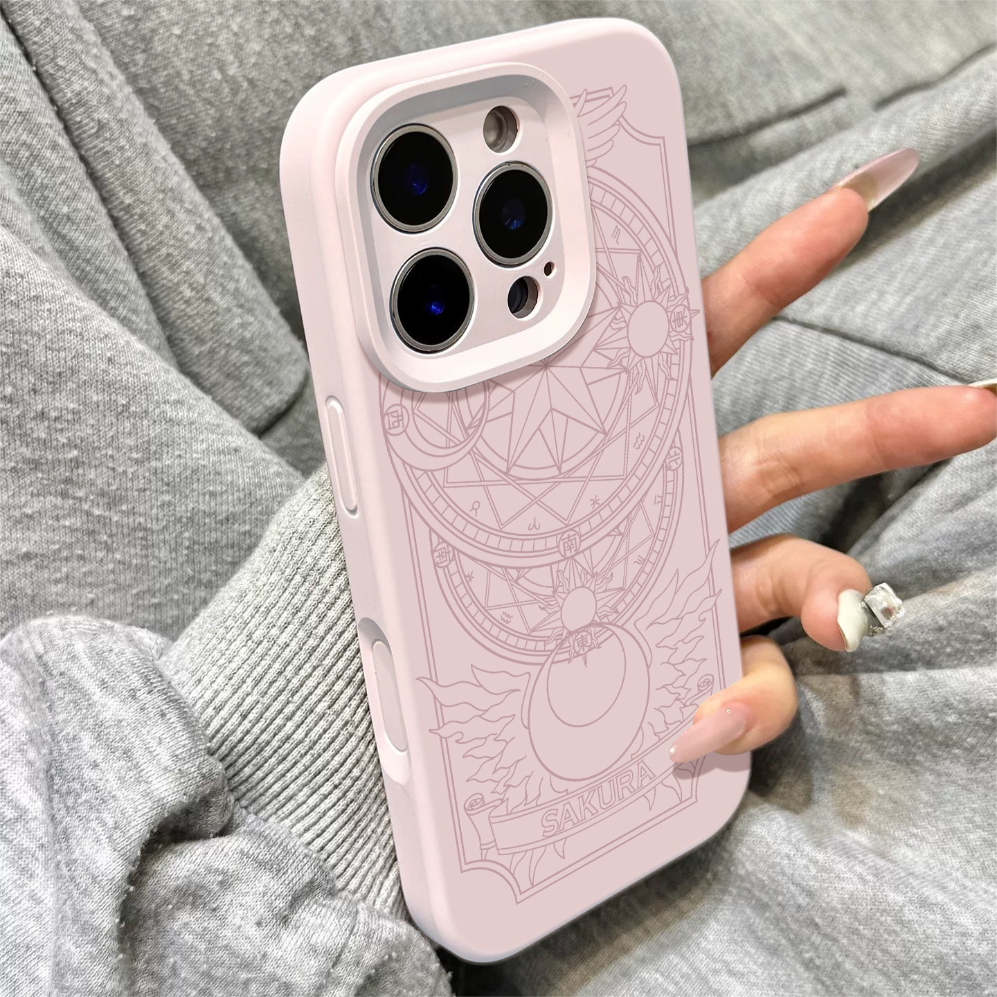 库洛牌适用苹果18手机壳iPhone17promax百变小樱16plus新款15魔卡14少女13磁吸12动漫x二次元xr软液态硅胶air图片
