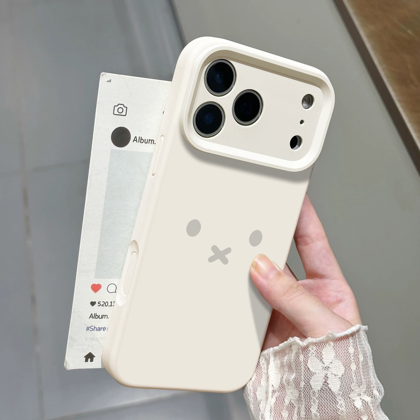 简约米菲兔miffy适用苹果18手机壳iphone17promax可爱16plus新款15高级感14少女心13磁吸12软11液态硅胶air套