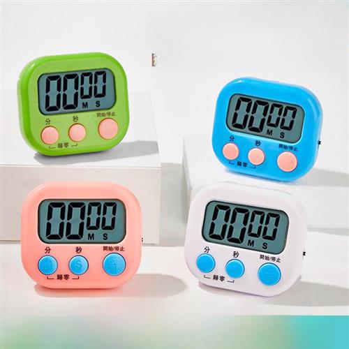 奶茶店厨房倒计时计时器秒表学生电子闹钟提醒多功能计时器计时器