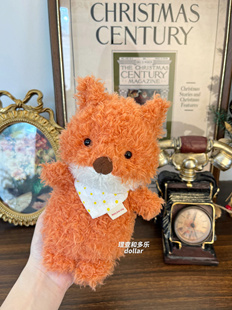 Little小狗小狐狸围兜Jellycat巴塞罗熊围巾饰品18cm玩偶围兜