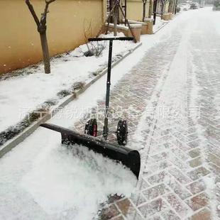推雪板铲雪除雪 推雪铲子手推加厚全钢推雪铲厂家手推式