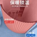 免打孔加厚浴罩防水布弧形杆卫生间洗澡浴帐隔断帘子 浴帘套装