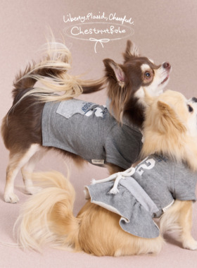 ChestnutBabe Sports Club美高卫衣 原创狗狗情侣装可爱宠物衣服