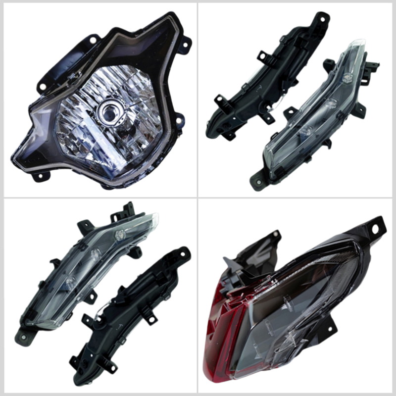 适用豪爵USR125 HJ125T-21转向灯大灯前照灯转弯灯尾灯刹车灯总成
