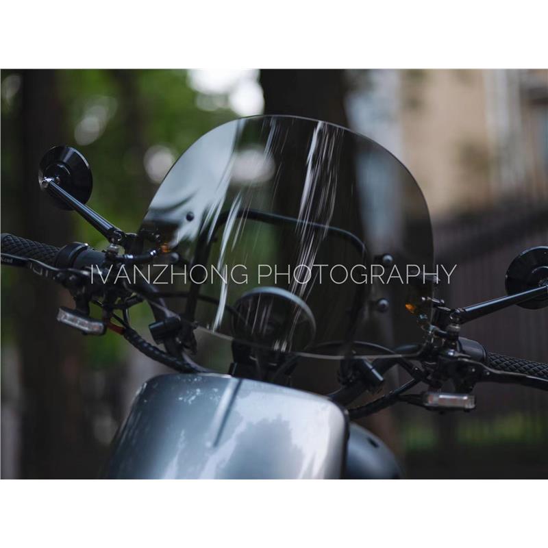 适用新大洲本田S07风挡小牛电动车挡风玻璃s08改装配件透明挡板