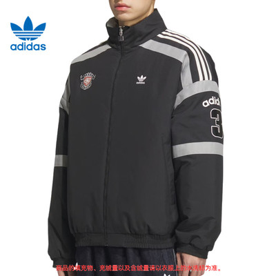 adidas阿迪达斯三叶草男子运动休闲棉服外套KC0093