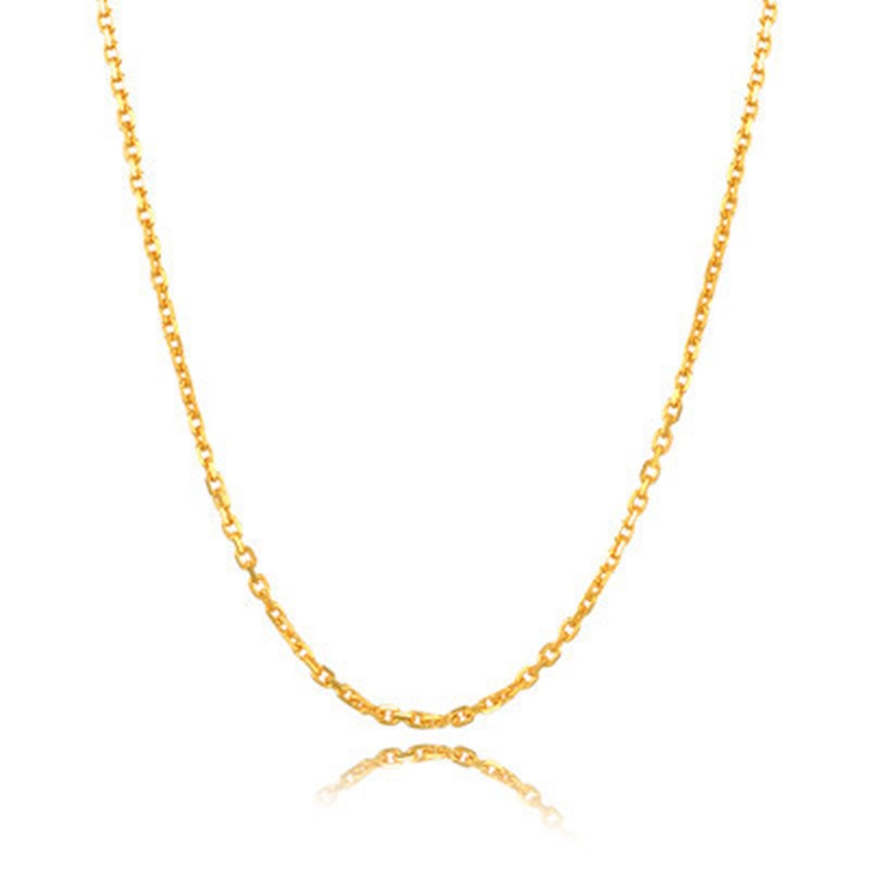 钻石之乡河南柘城河南人工钻石镀银女十字链 O字链项链单链条 韩