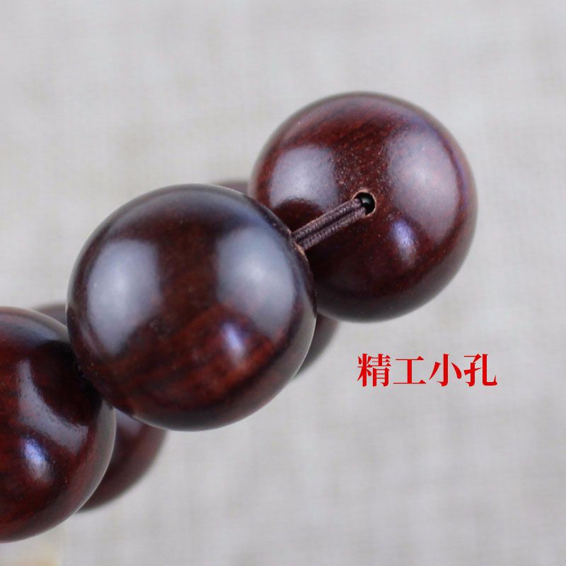 菩提之乡中国海南厂家酸枝木手串20MM红木佛珠男女手链饰品108颗
