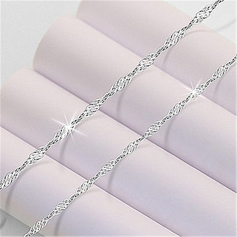 钻石之乡河南柘城河南人工钻石流行饰品水波链 银项链 厂家直销水