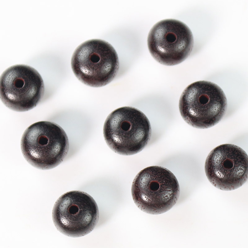 菩提之乡中国海南赞比亚血檀木散珠个性桶珠7*8MM老形DIY手串佛珠