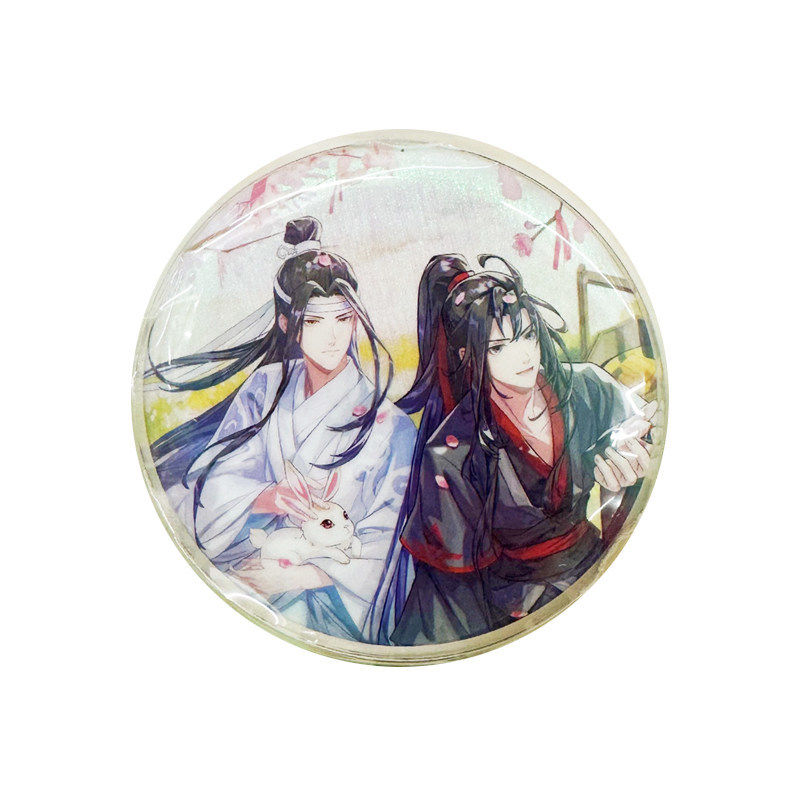 KKV魔道祖师动画系列徽章魏无羡蓝忘机周边吧唧收藏装饰谷子
