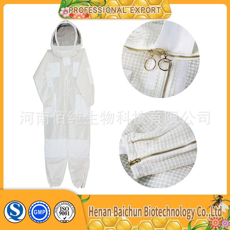 新款出口三层透气连体防蜂服抓蜂取蜜防护服蜂衣防蛰透气蜂衣