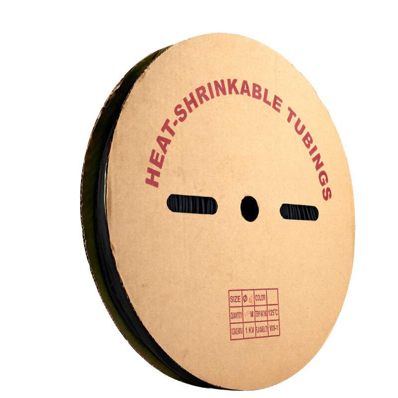 伊莱科HST060BS热缩套管绝缘阻燃电缆连接热收缩管Φ6黑100米