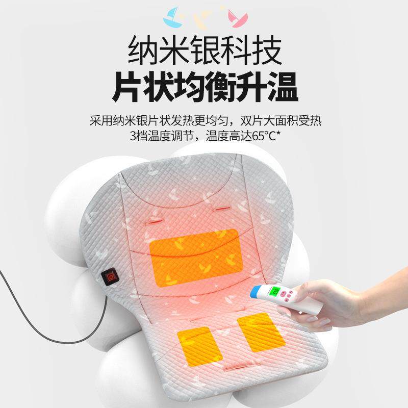 汽车坐垫安全座椅棉垫神器秋冬兔毛单片加厚保暖垫加热座垫毛绒