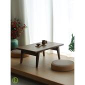 麦舍可折叠矮桌榻榻米茶桌飘窗小桌子实木炕桌窗台阳台小茶几坐地